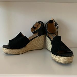 Steve Madden TALISSA Suede Espadrille Wedge Sandals